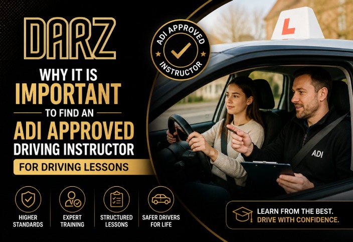 Why It Is Important to Find an ADI Approved Driving Instructor for Driving Lessons