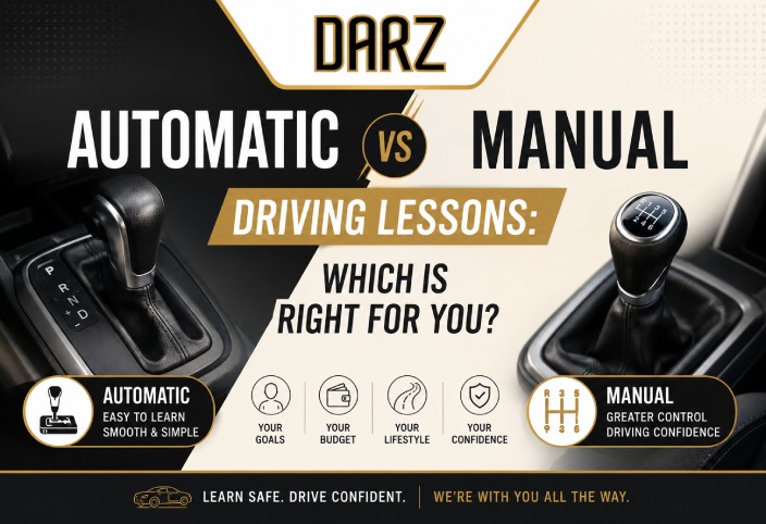Automatic vs Manual Driving Lessons: Which Is Right for You?