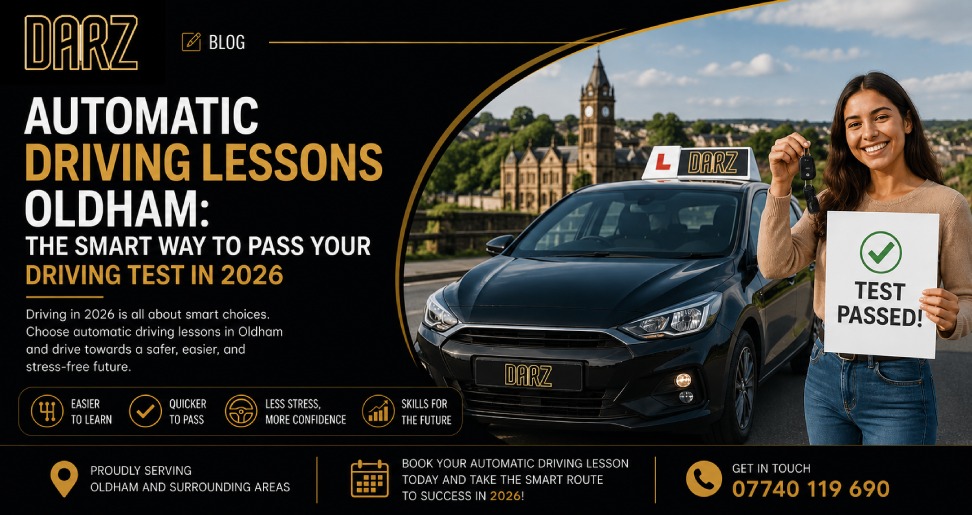 Automatic Driving Lessons Oldham