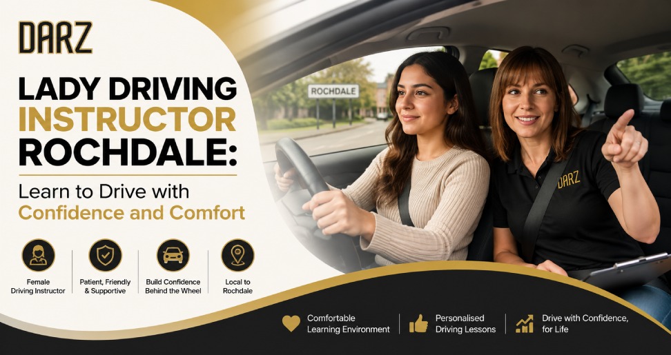 Lady Driving Instructor Rochdale