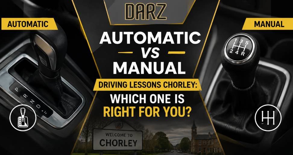 Automatic vs Manual Driving Lessons Chorley Which One Is Right for You