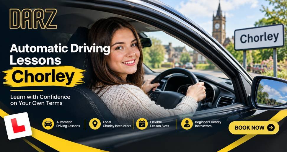 Automatic Driving Lessons Chorley Learn to Drive with Confidence