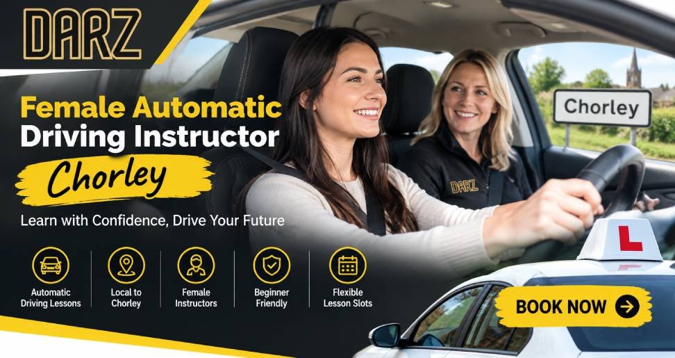 Female Automatic Driving Instructor Chorley