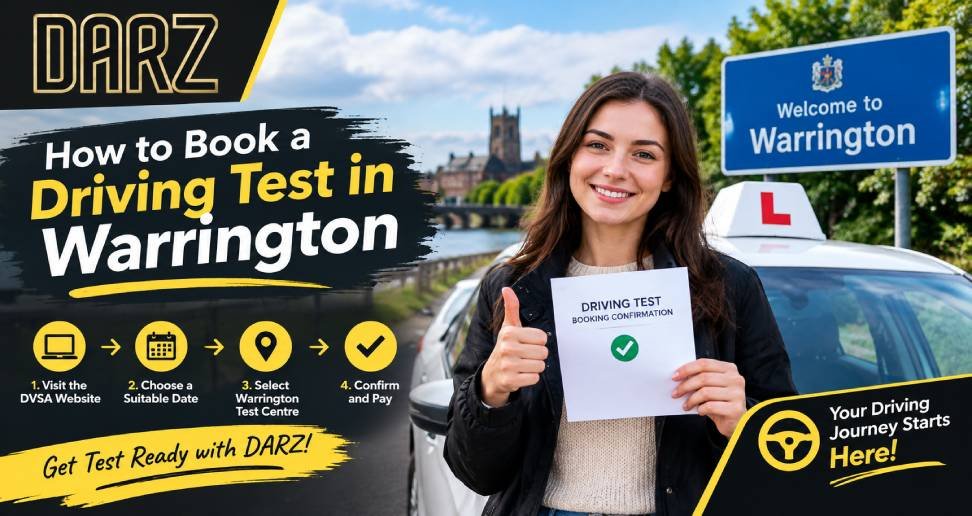 How to Book a Driving Test in Warrington A Complete Guide for Learners