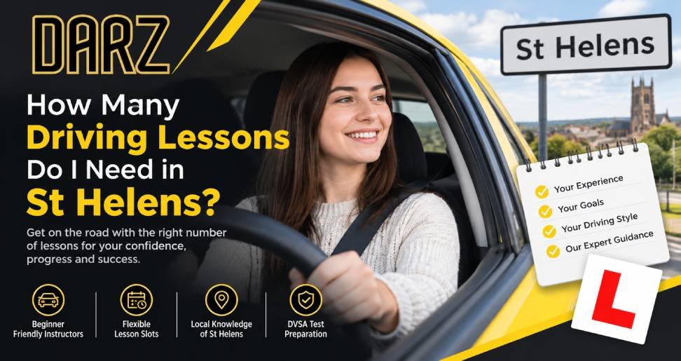 How Many Driving Lessons Do I Need in St Helens?
