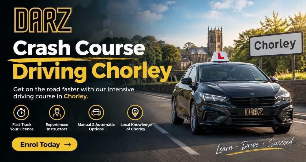Crash Course Driving Chorley Learn to Drive Faster with Confidence