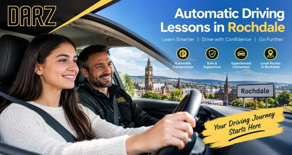 automatic driving lessons in Rochdale.